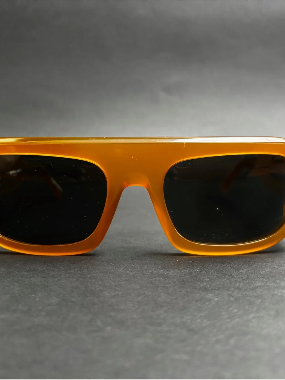 Orange Rectangular Sunglasses